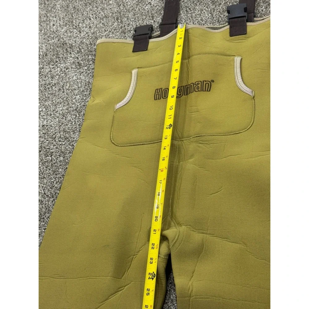Hodgman Lakestream Chest Waders Bootfoot Fishing Mens‎ XL Green Neoprene Long